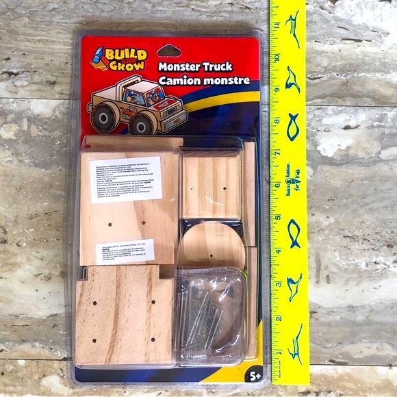 Build and Grow Monster Truck Wooden Building Set  from Lowe’s. - Picture 3 of 3